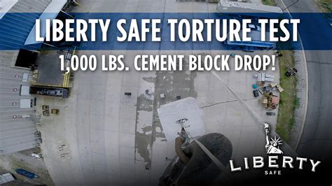 liberty safe 100 drop test|Liberty Safe 1,000 Pound Drop Test .